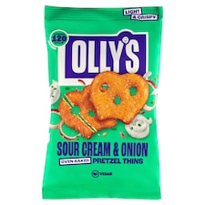 Olly's Pretzel Thins - Vegan Sour Cream & Onion  35g