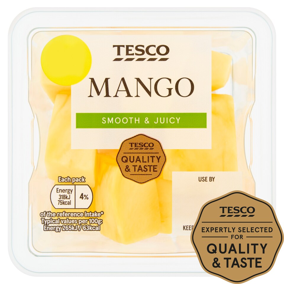 Tesco Mango Chunks 120G