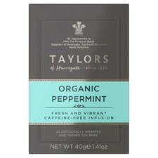 Taylors Organic Peppermint 20'S 50G
