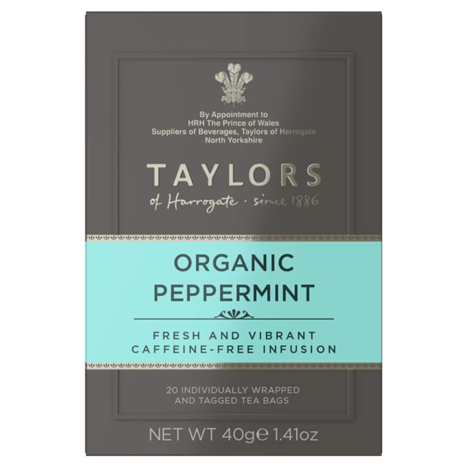 Taylors Organic Peppermint 20'S 50G