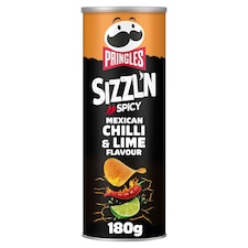 Pringles Sizzl'N Chilli & Lime Sharing Crisps 180g