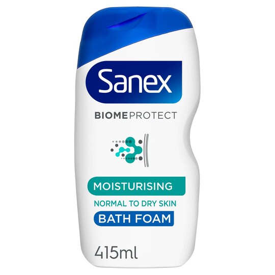 Sanex Biome Protect Moisturising Bath Foam 415Ml Tesco Groceries