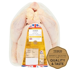 Tesco British Whole Chicken 1.35-1.55Kg