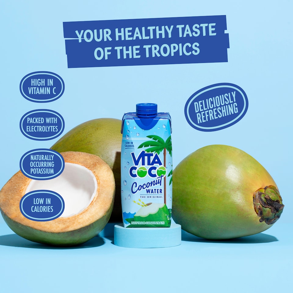 image 1 of Vita Coco Natural Coconut Water 4 X 330 Ml