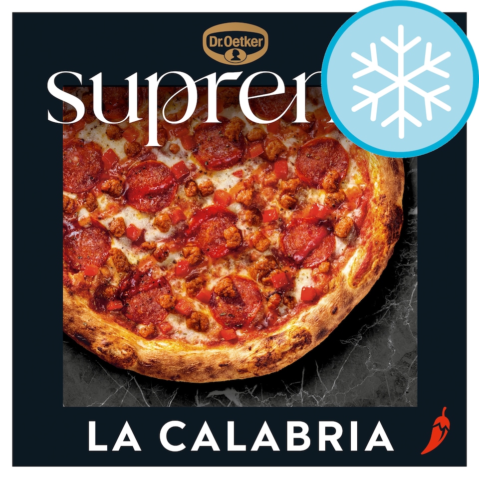 image 1 of Dr. Oetker Suprema La Calabria Salami & Nduja Sausage Sourdough Pizza 454g
