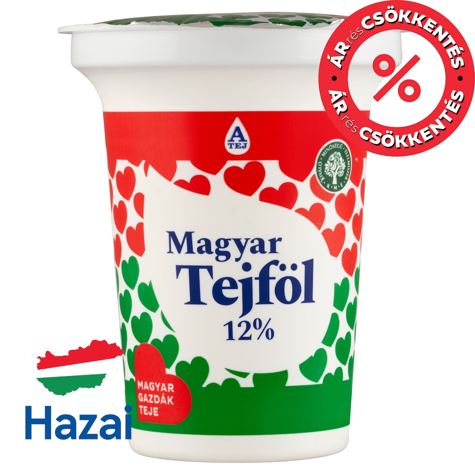 Magyar Tejföl 12%-os félzsíros tejföl 330 g  1. kép