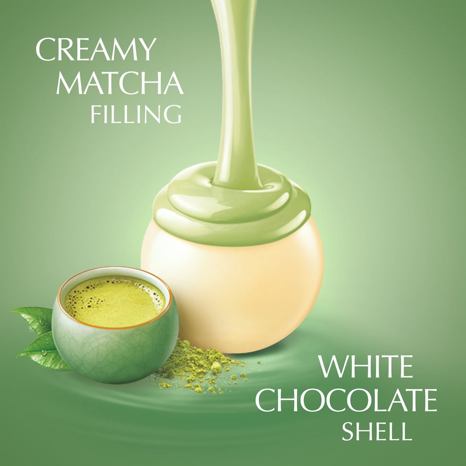 image 1 of LINDOR Lindt Matcha White Chocolate Truffle Box 200g