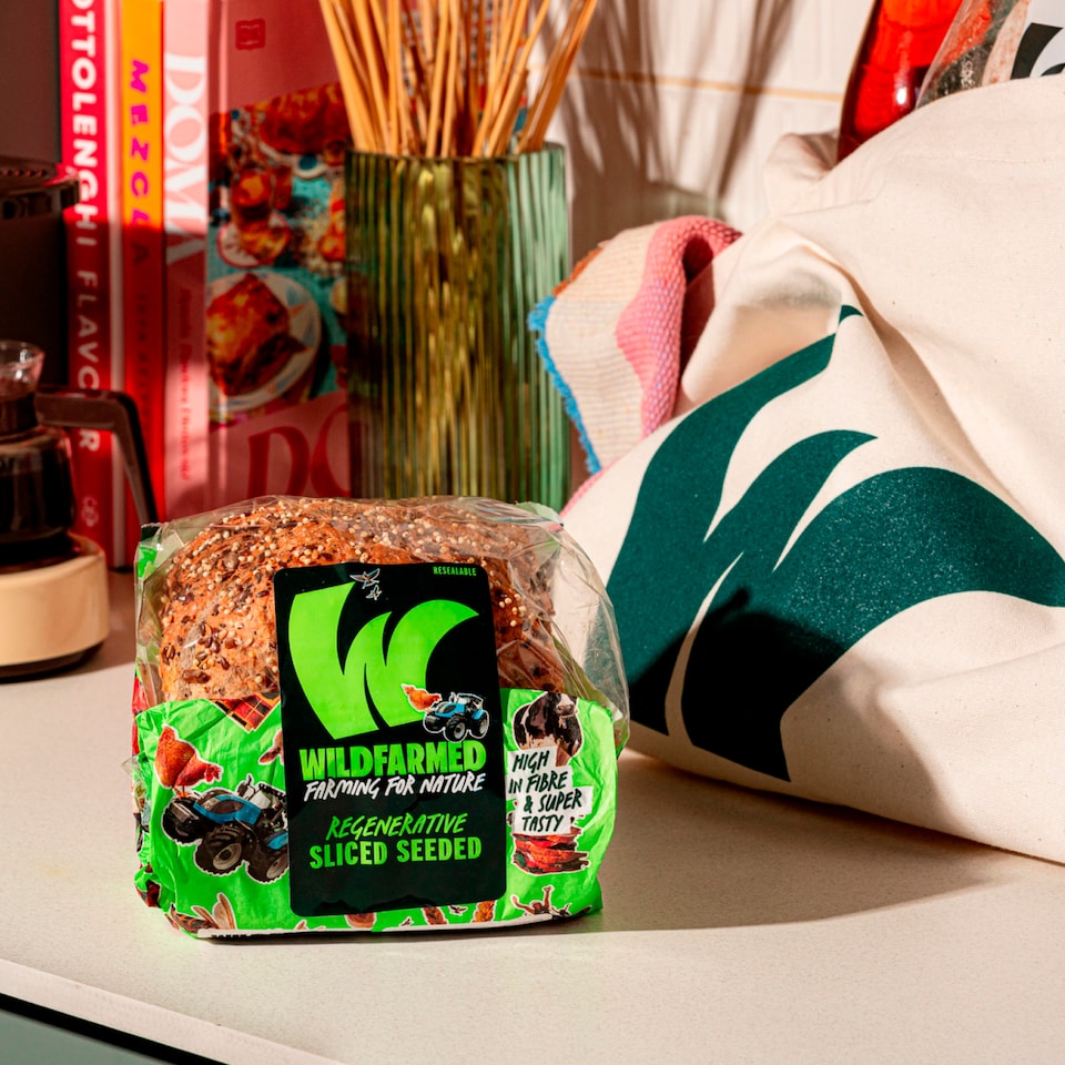 image 1 of Wildfarmed Sliced Seeded Bread 550g