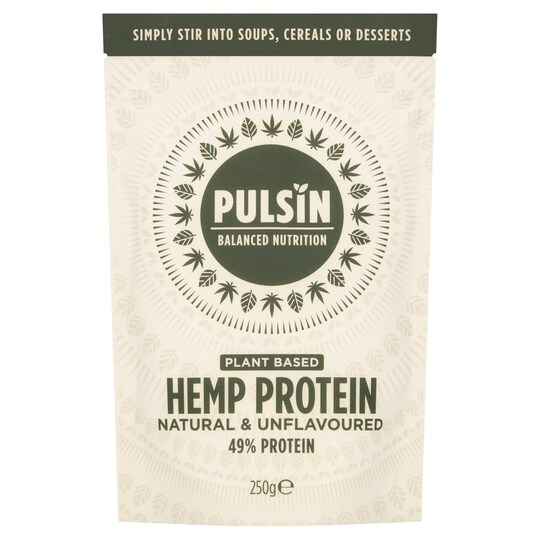 Pulsin Hemp Protein Isolate Powder 250g Tesco Groceries
