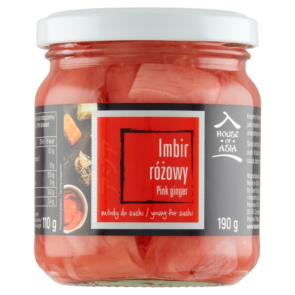 House of Asia Young Pink Ginger to Sushi 190 g