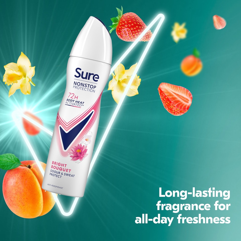 image 1 of Sure Women Bright Bouquet 72h Nonstop Protection Antiperspirant Deodorant 150ml