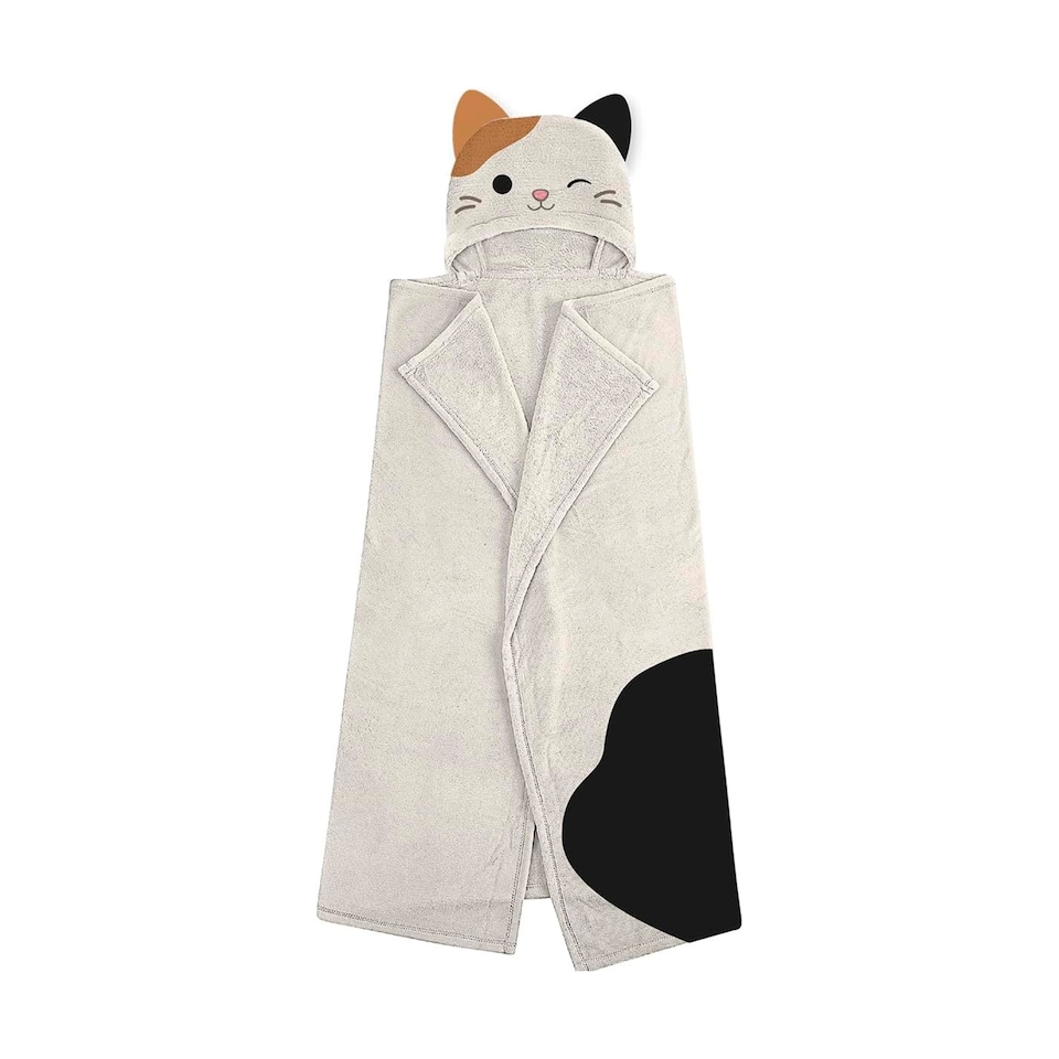 image 1 of Squishmallows Cat Hooded Throw