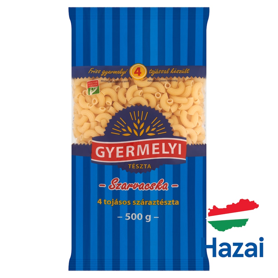 Gyermelyi szarvacska 4 tojásos száraztészta 500 g