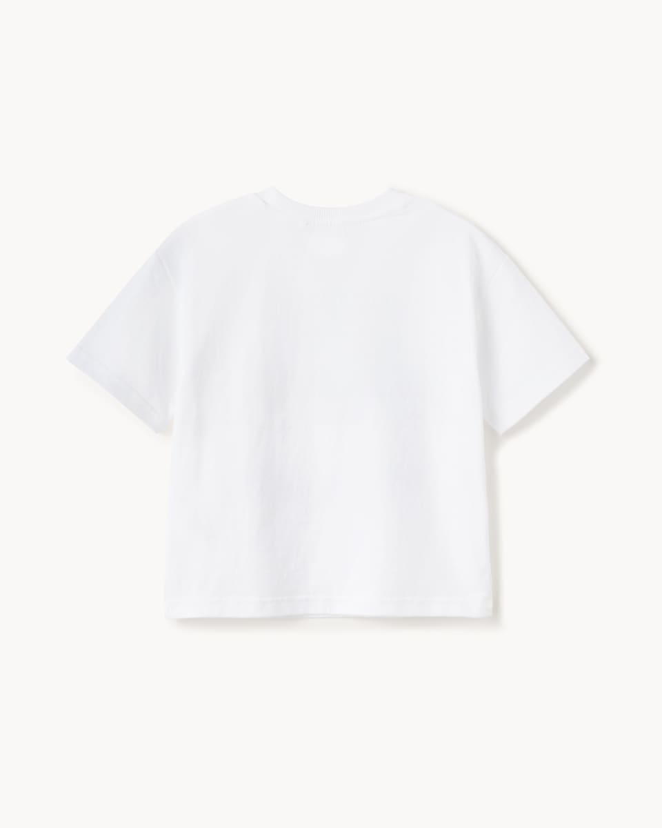 image 1 of F&F Boys Pure Cotton Adventure T-Shirt in White