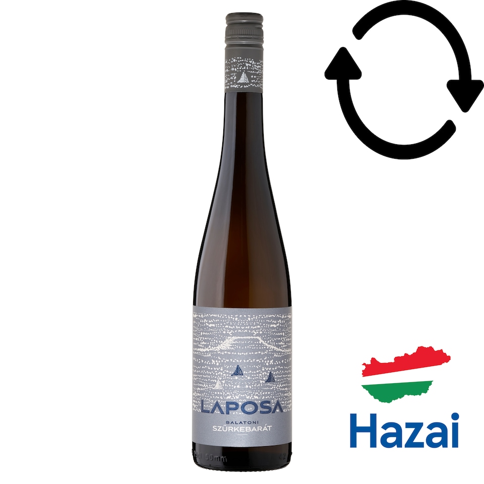 Laposa Balatoni Szürkebarát Dry White Wine 12,5% 75 cl
