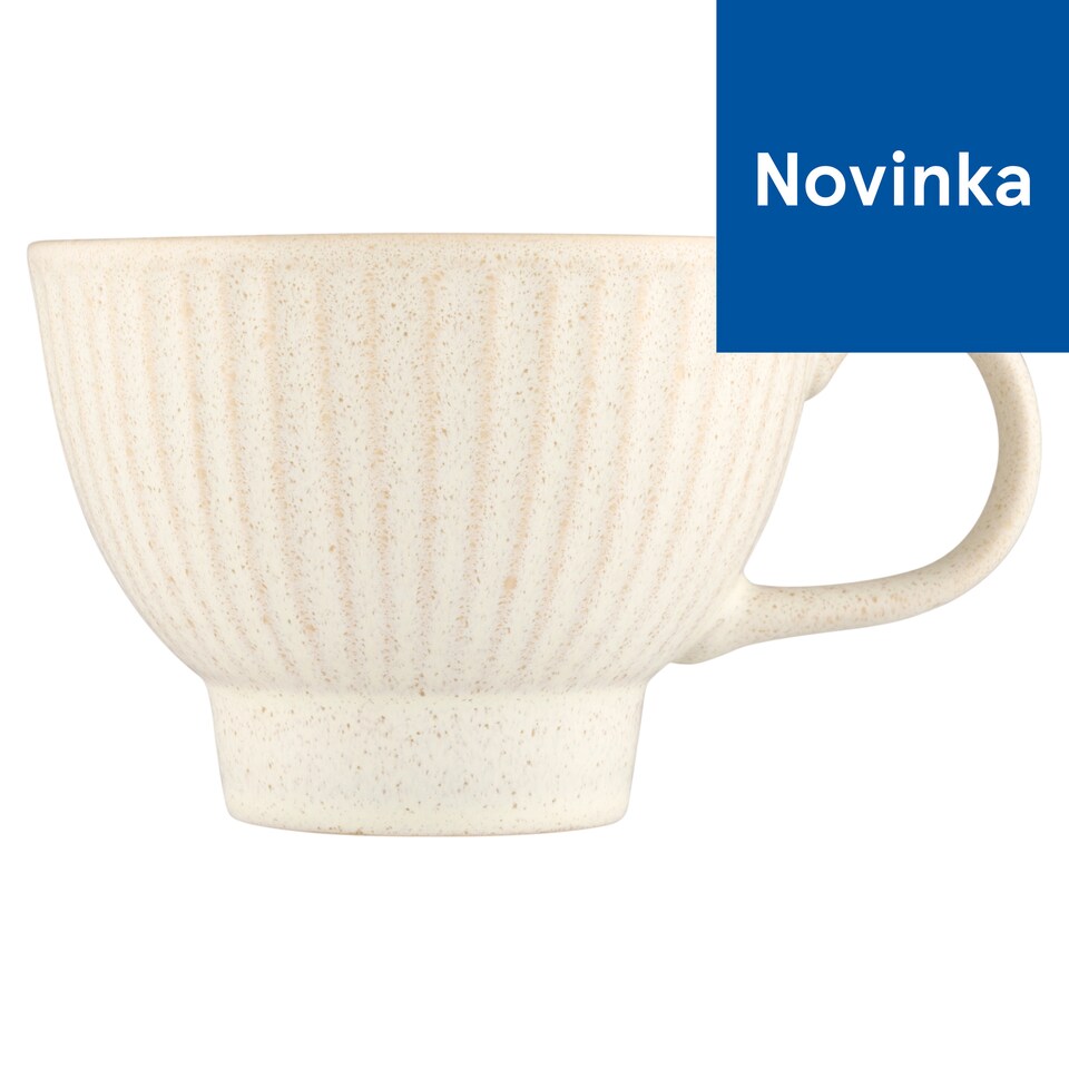 F&F Home Vienna Ribbed Cappucino Mug