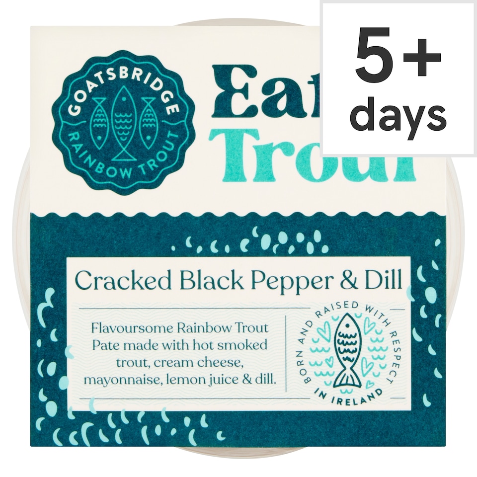 Goatsbridge Cracked Black Pepper & Dill Pate 125g