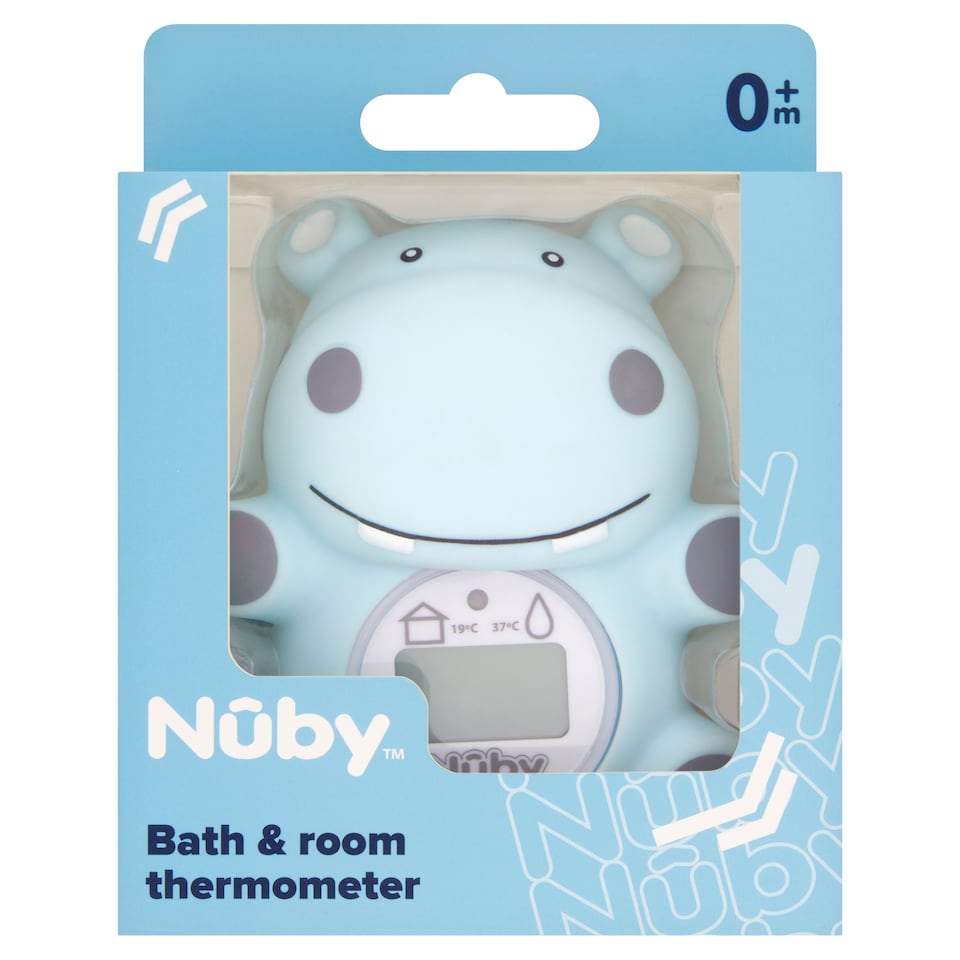 Nuby Hippo Bath & Room Thermometer