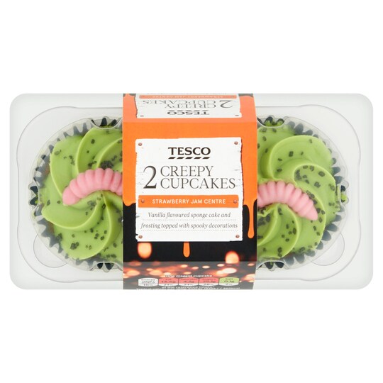 Tesco 2 Creepy Cupcakes Tesco Groceries