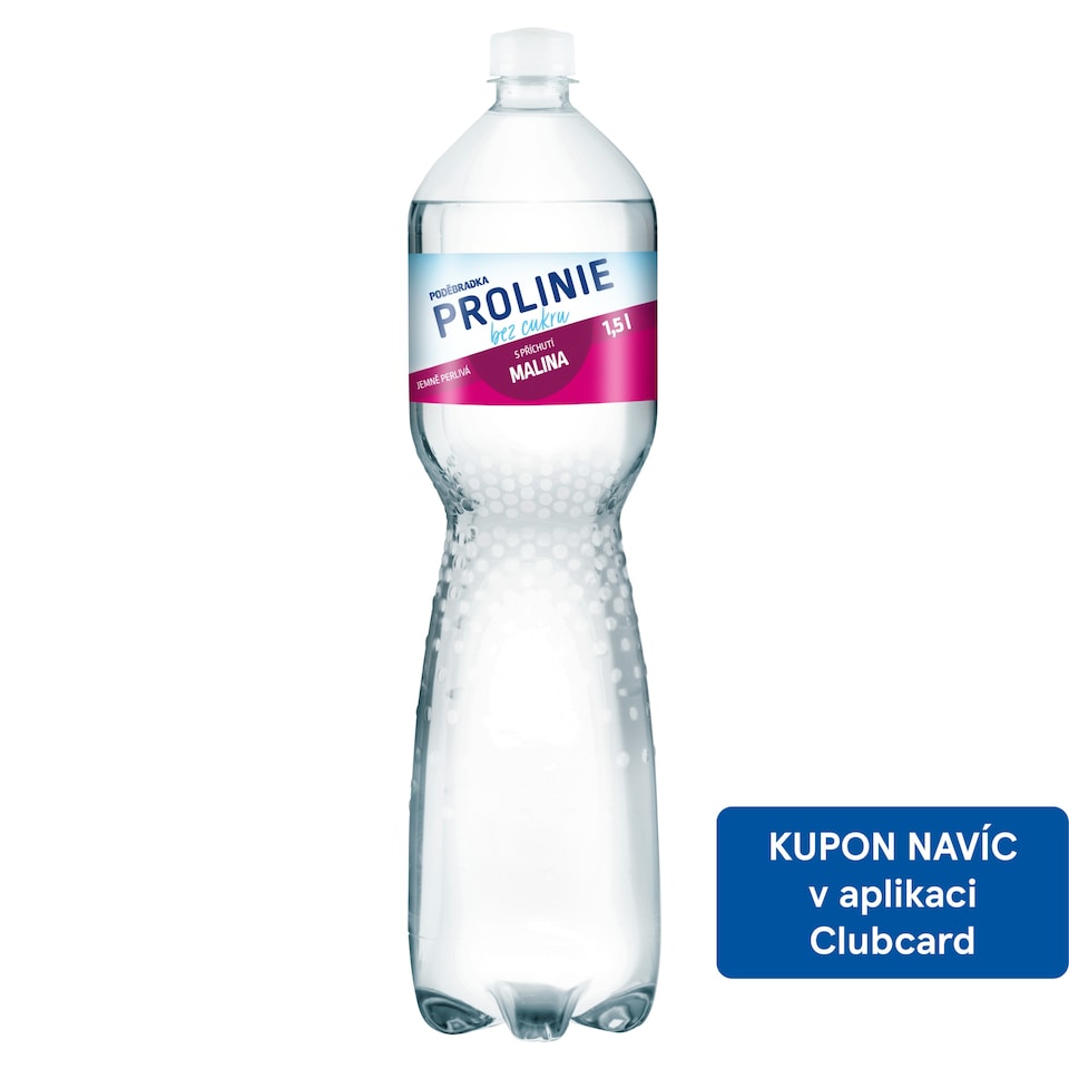 Poděbradka Prolinie Gently Sparkling Raspberry 1.5L