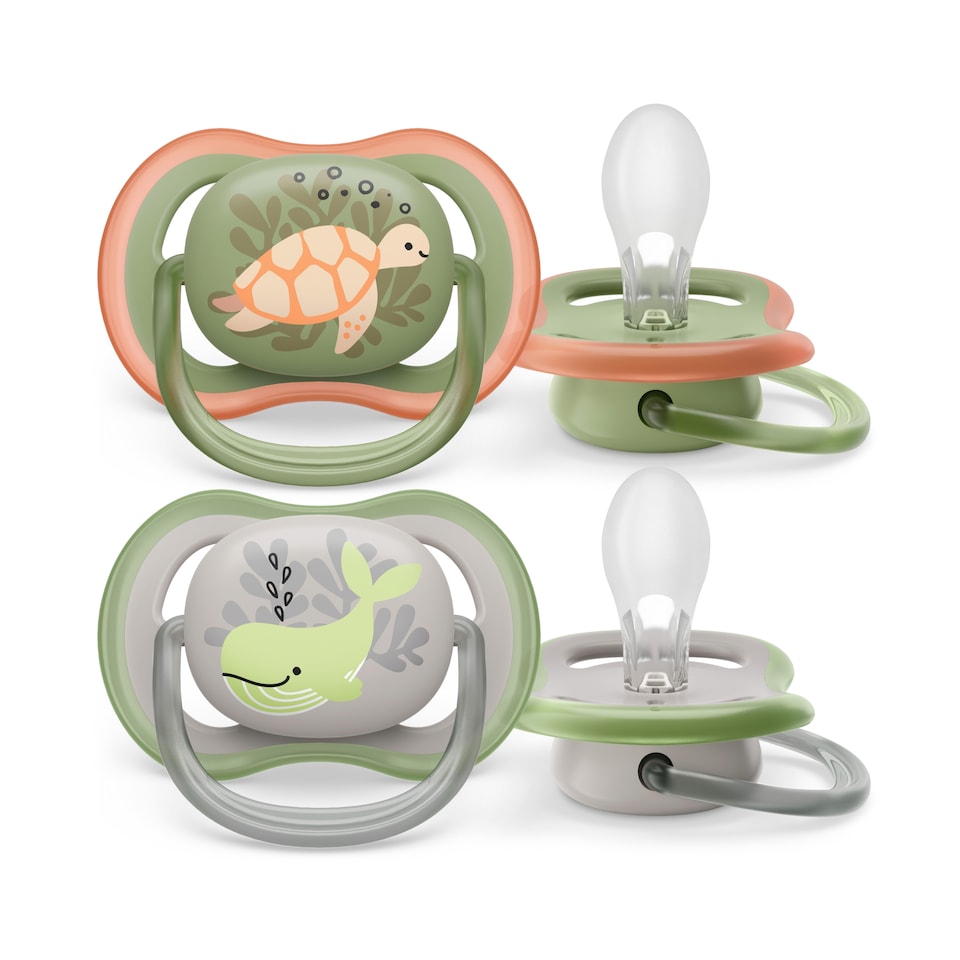 image 1 of Philips Avent Ultra Air Soother 6-18 months 2 pack