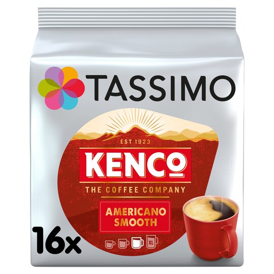 Tassimo Kenco Americano Smooth 16 Coffee Pods Tesco Groceries