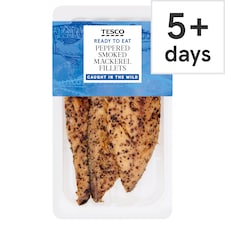 Tesco Peppered Smoked Mackerel Fillets