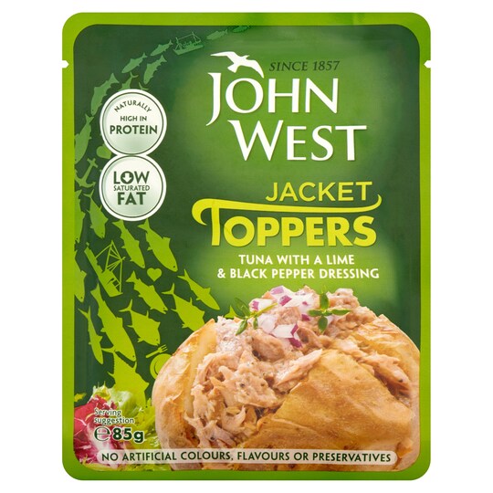John West Tuna With A Twist Lime & Black Pepper 85G Tesco Groceries