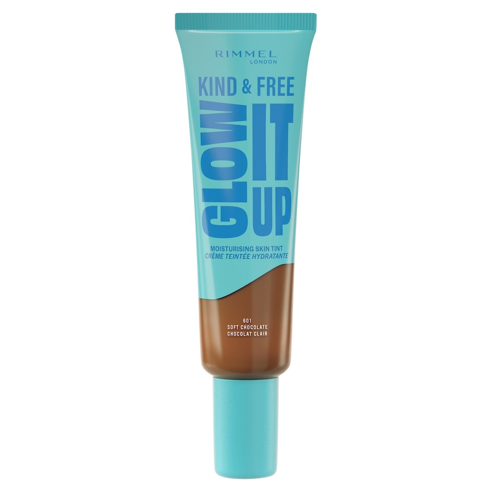 Rimmel Kind & Free Glow It Up Skin Tint 601 Soft Chocolate 30ml
