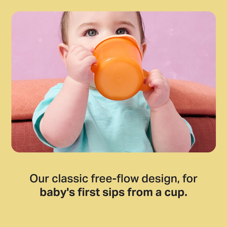 image 1 of Tommee Tippee Free Flow First Cup Essentials 4m+ 190ml