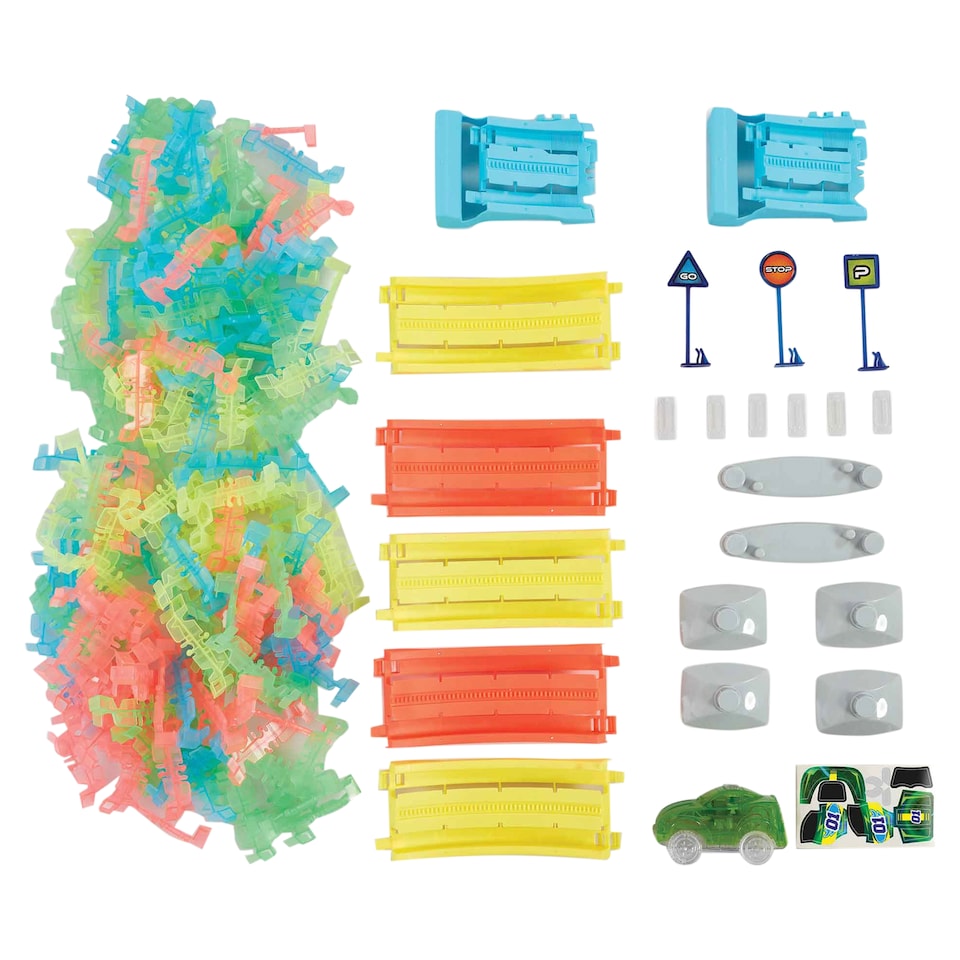 image 1 of Addo Totally Tracks Glow Loop Race Track Set 165 pcs