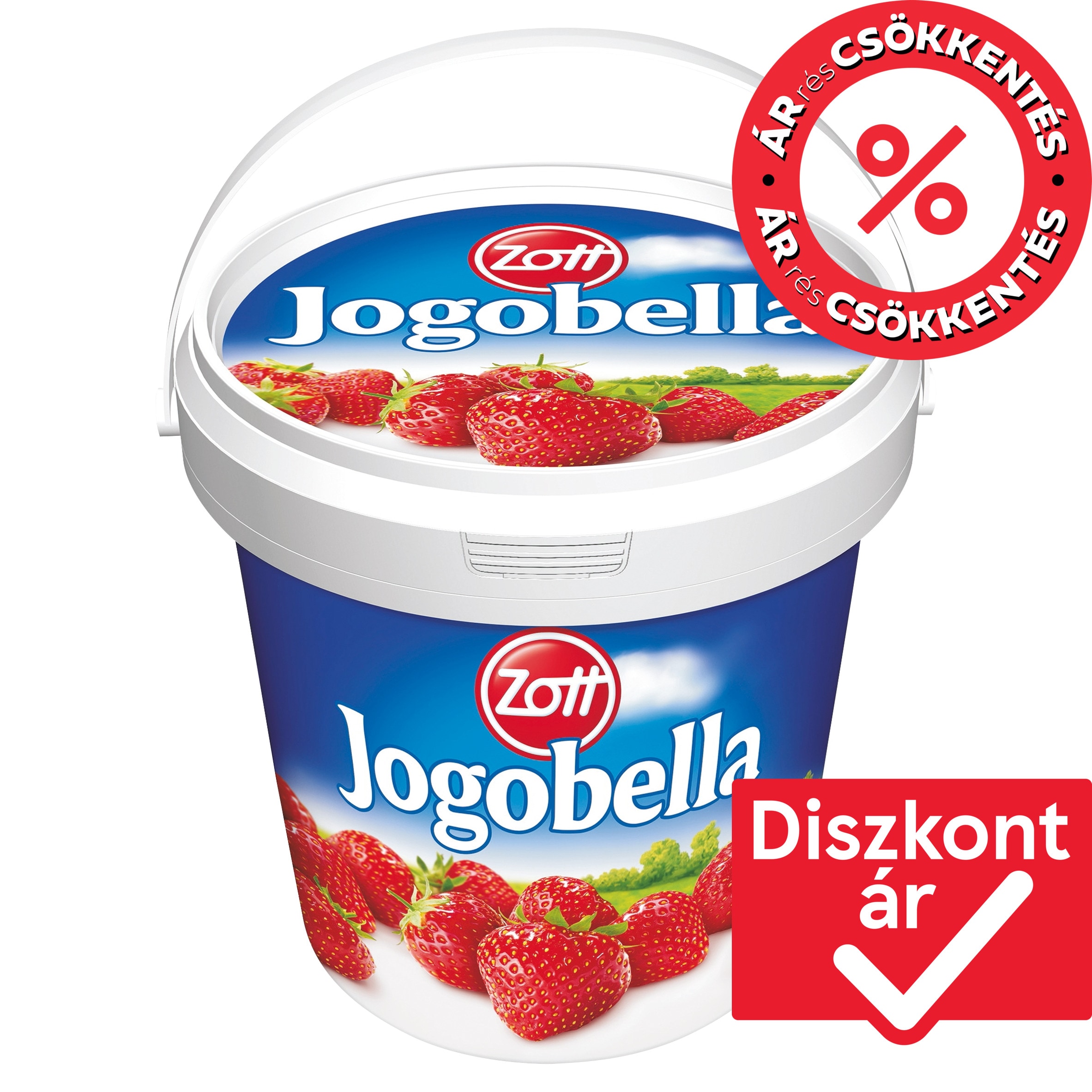 Zott Jogobella Strawberry Flavoured Yoghurt with Live Cultures 900