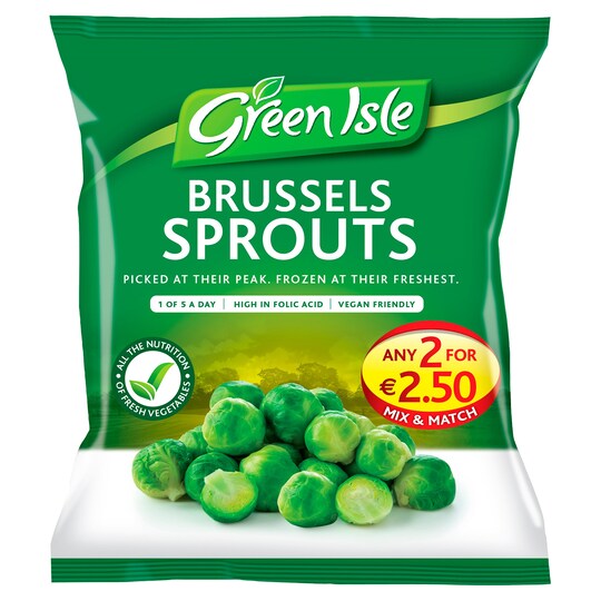 Green Isle Brussel Sprouts 450G