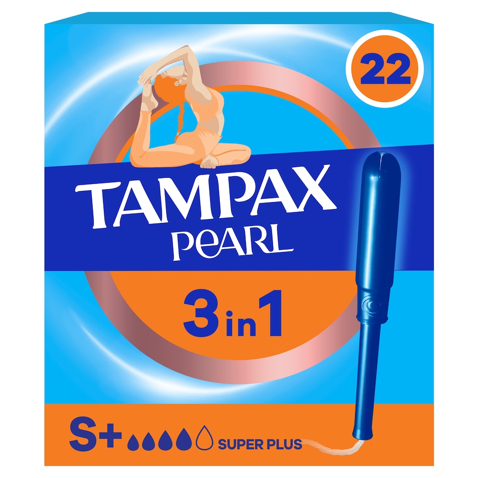 image 1 of Tampax Pearl  Tampons Super Plus 22CT