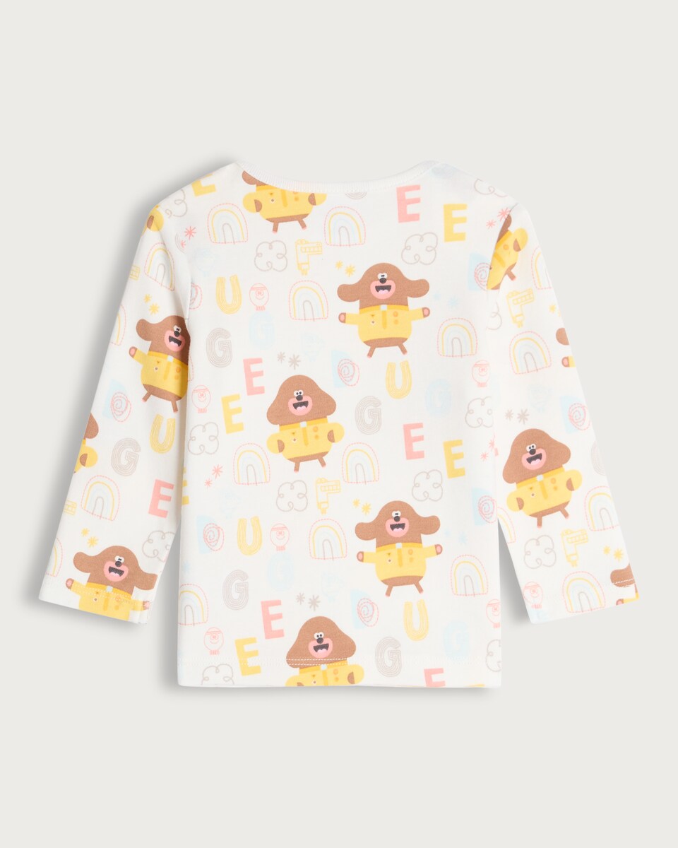 image 1 of Hey Duggee 2-Pack Pure Cotton Pyjama Set in White