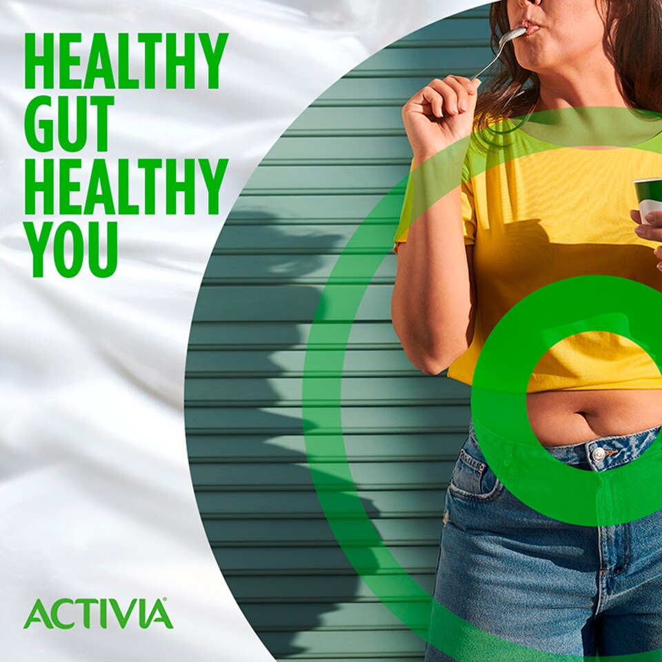 image 1 of Activia Fusions Blueberry Acai Gut Health Yoghurt Multipack 4x120g