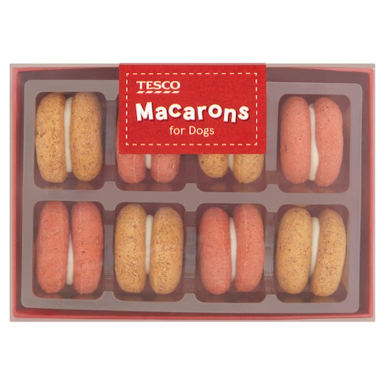 Tesco Macarons For Dogs 8 Pack Tesco Groceries