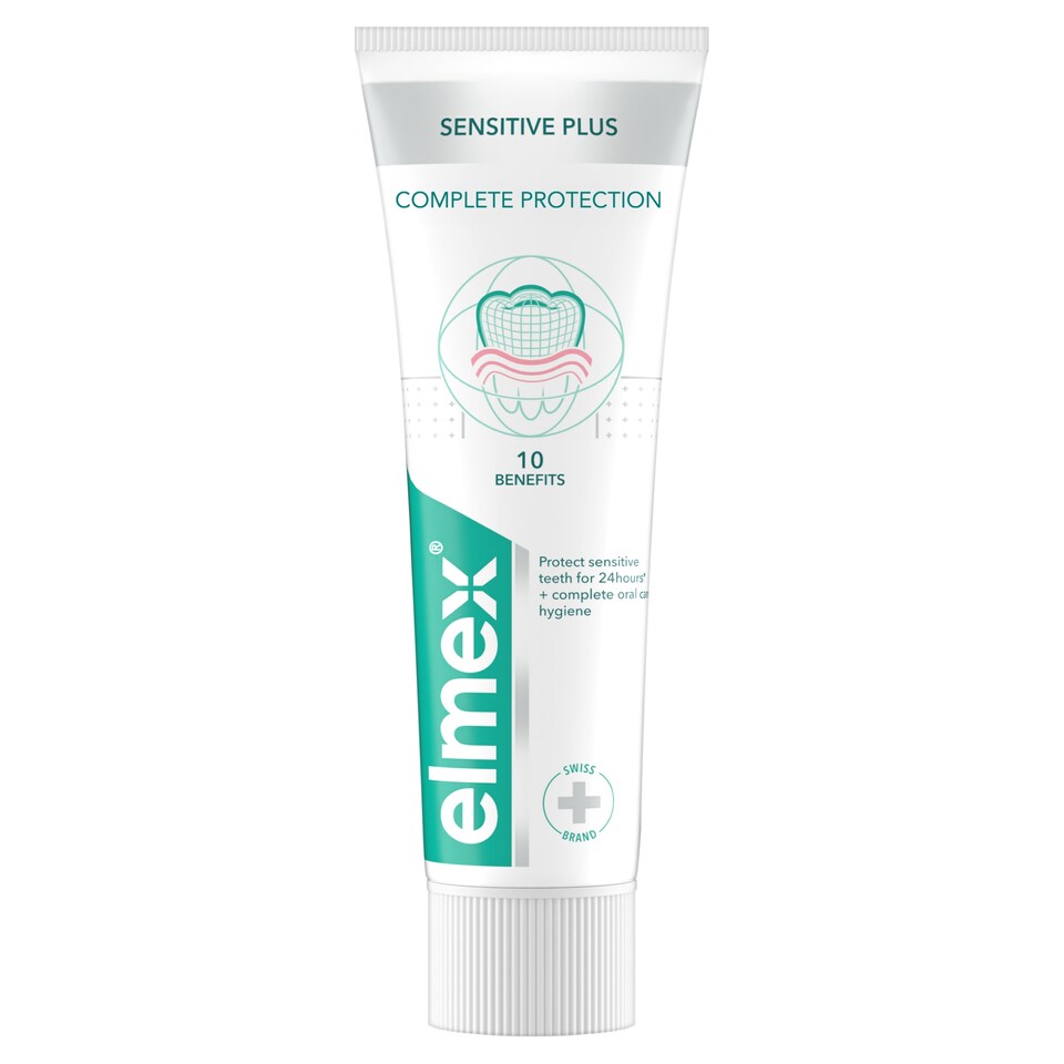 elmex Sensitive Plus Complete Protection fogkrém érzékeny fogakra 75 ml  1. kép