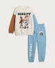 image 4 of Disney 2-Piece Cotton Rich Toy Story Sweatshirt and Joggers in Cream