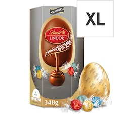 Lindt Milk Chocolate Egg With Assorted Truffles 348G