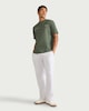 image 2 of F&F Active EVERYHOUR Pure Cotton Oversized Fit T-Shirt in Green