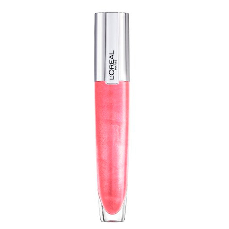 image 1 of L'Oreal Paris Plumping Sheer Pink Lip Gloss 406 Amplify
