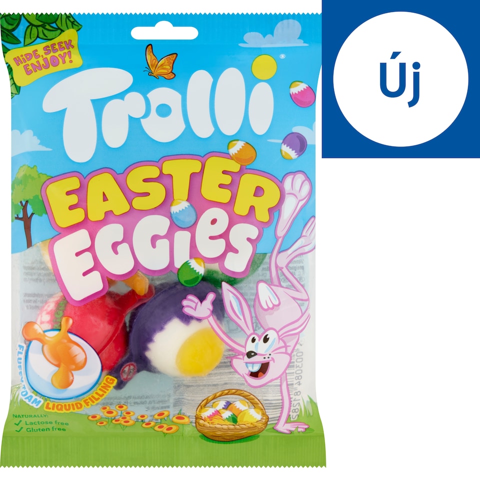 Trolli Easter Eggies töltött gumicukor 75 g