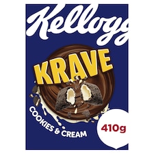 Kellogg's Krave Cookies & Cream Flavour Cereal 410G