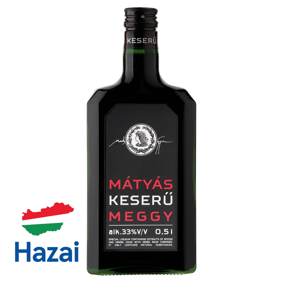 Mátyás Bitter Sour Cherry Liqueur 33% 0,5 l