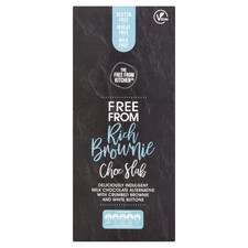 The Free From Kitchen Co. Rich Brownie Chocolate Slab 100G