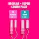 image 2 of Flo Organic Tampons 8 Regular & 6 Super Size