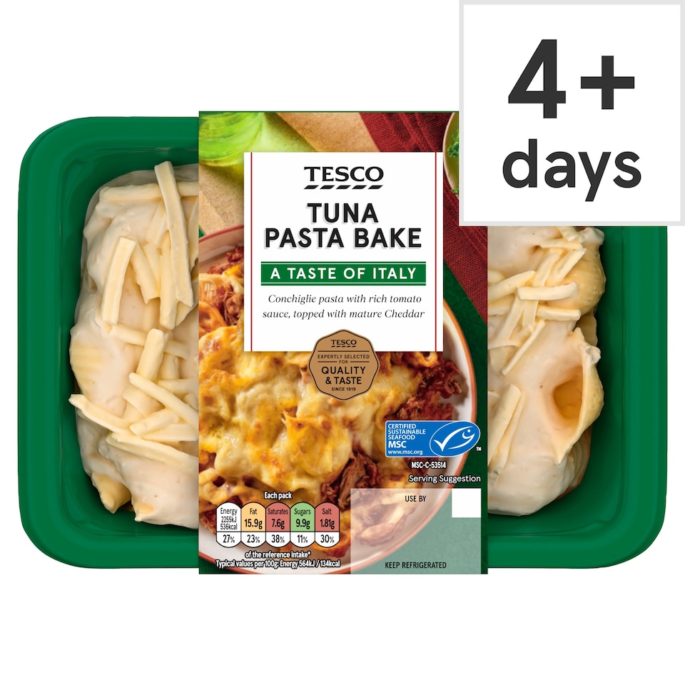 Tesco Tuna Pasta Bake 400G