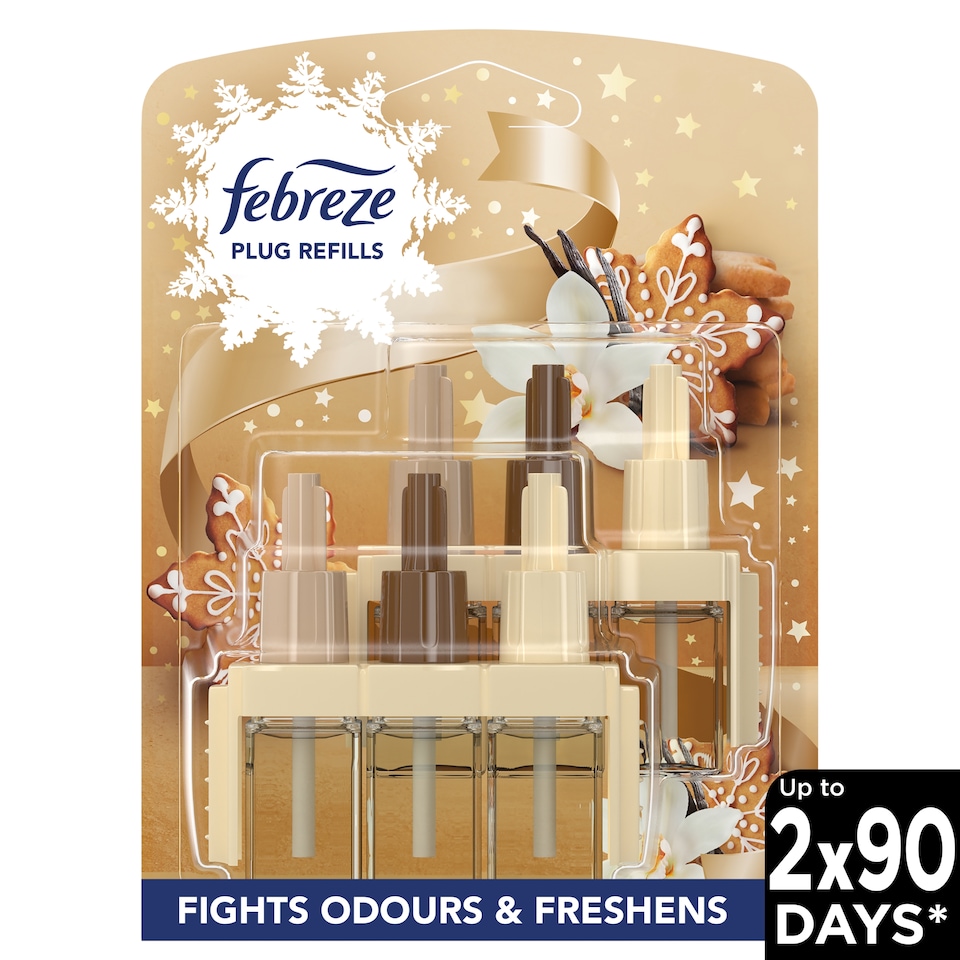 image 1 of Febreze 3Volution Plug In Refill Vanilla & Magnolia 2X20ml