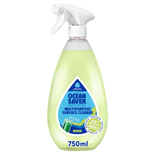 Ocean Saver Surface Cleaner Apple Breeze 750Ml Tesco Groceries